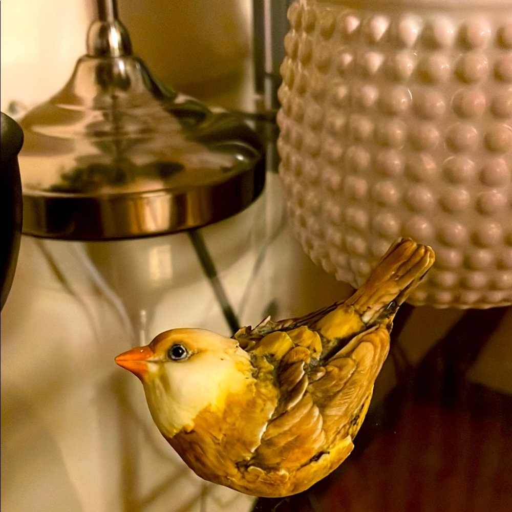 LOT Vintage Artefice Ottanta Italy Birds Figurines D. Esposito Signed Love Owl